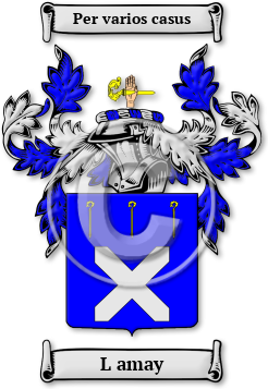 L amay Family Crest Download (JPG) Legacy Series - 600 DPI